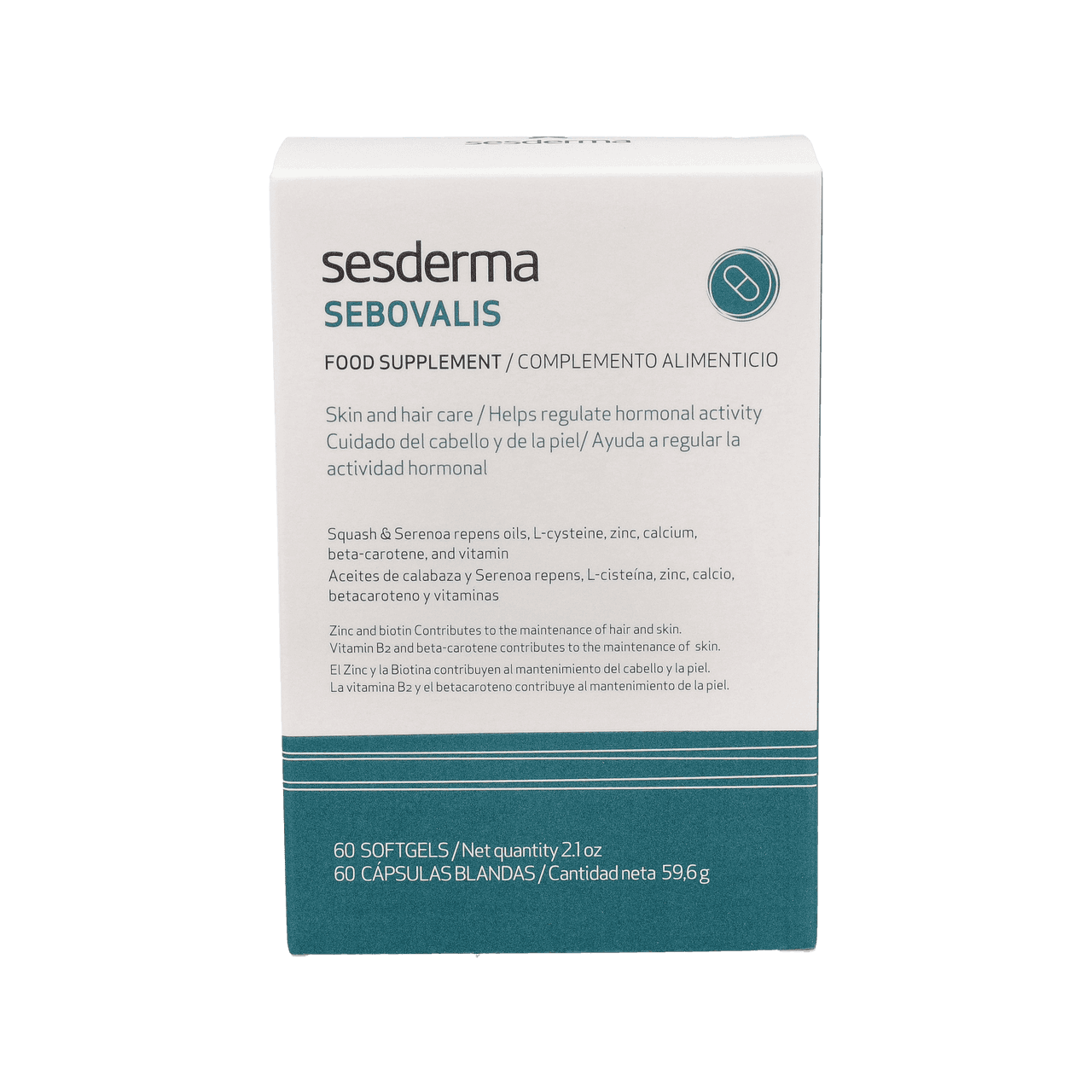 Sesderma Sebovalis 60 Cápsulas