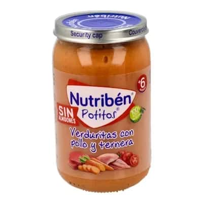 Nutribén Potito Verduritas con Pollo y Ternera