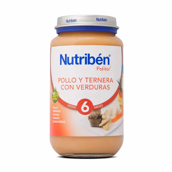 Nutriben Potito Pollo y Ternera con Verduras 250g