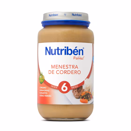 Nutribén Potito Menestra de Cordero 250g