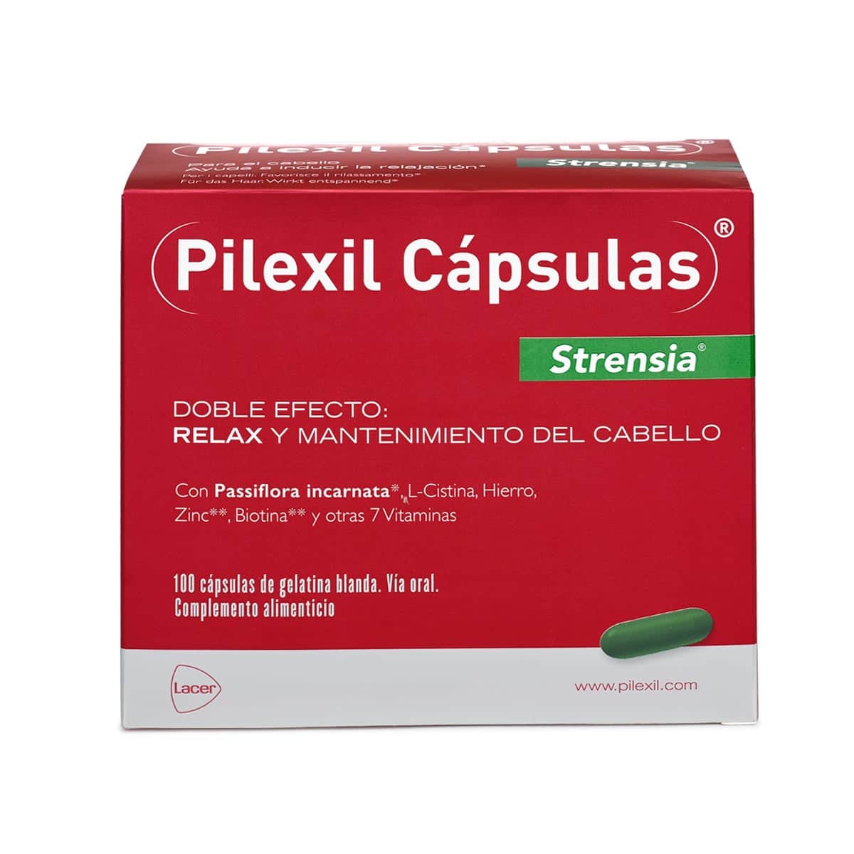 Pilexil Strensia 100 cápsulas