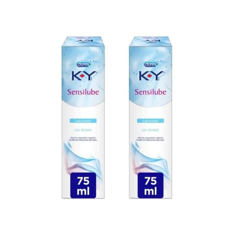 Durex Sensilube KY Gel Íntimo Hidratante Pack Duplo 2x75ml