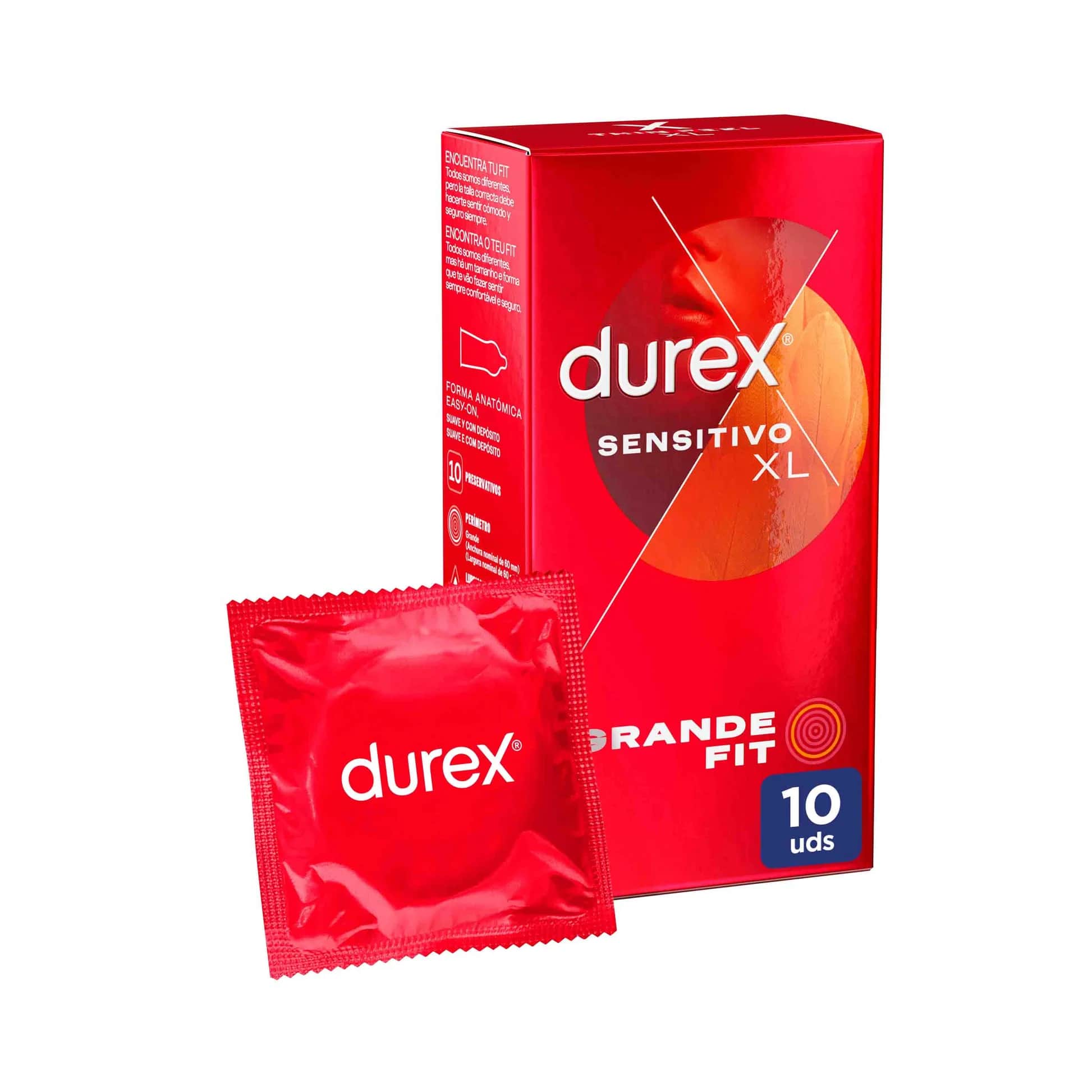 Durex Sensitivo XL Preservativos Extra Finos 10 unidades