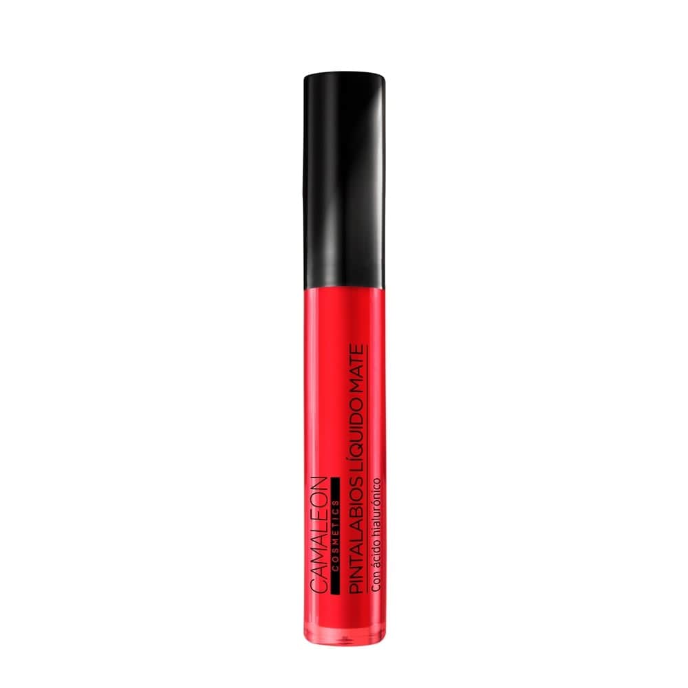 Camaleon Cosmetics Mate Labial Líquido Rojo Fuego 6ml