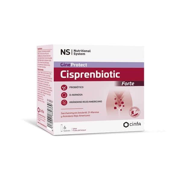 NS Gineprotect Cisprenbiotic Forte Frutos del Bosque 6 sobres
