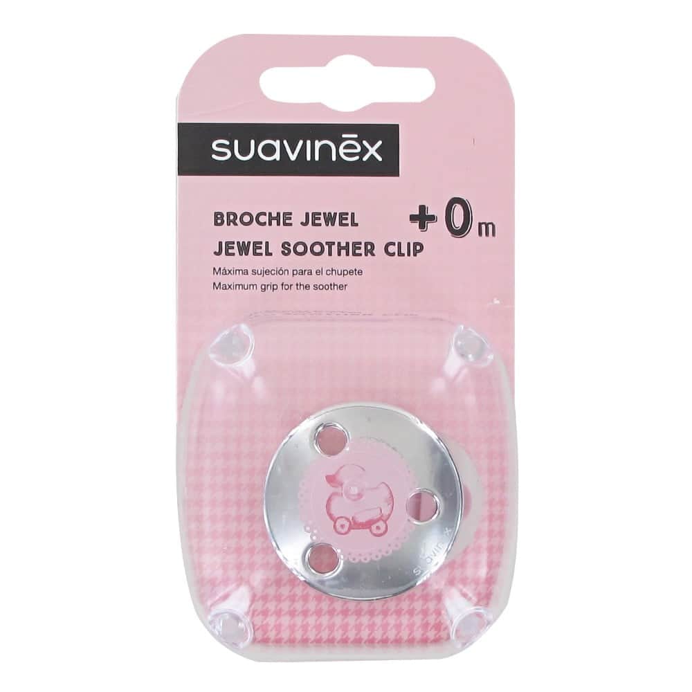 Suavinex Broche Jewel Rosa +0 Meses
