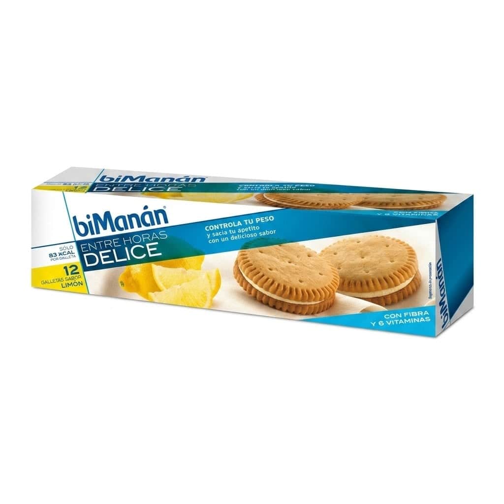 biManán Delice Galletas Limón 12 unidades