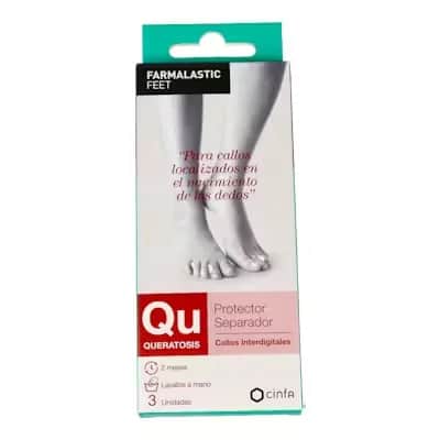 Farmalastic Protector Separador Dedos Feet 3 Unidades
