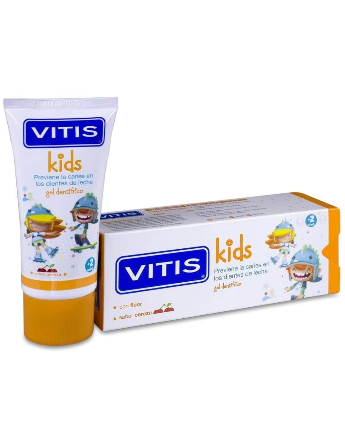 Vitis Kids Gel Dentífrico Sabor Cereza 50ml