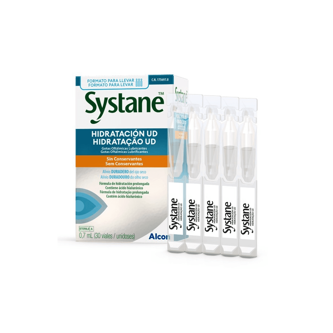 Systane Hidratacion Sin Conservantes Gotas Oftálmicas 30x0,7ml