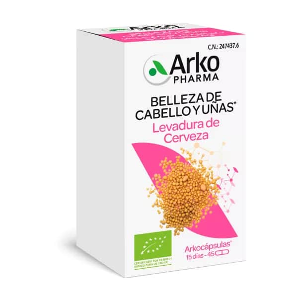 Arkopharma Levadura de cerveza bio 45 cápsulas