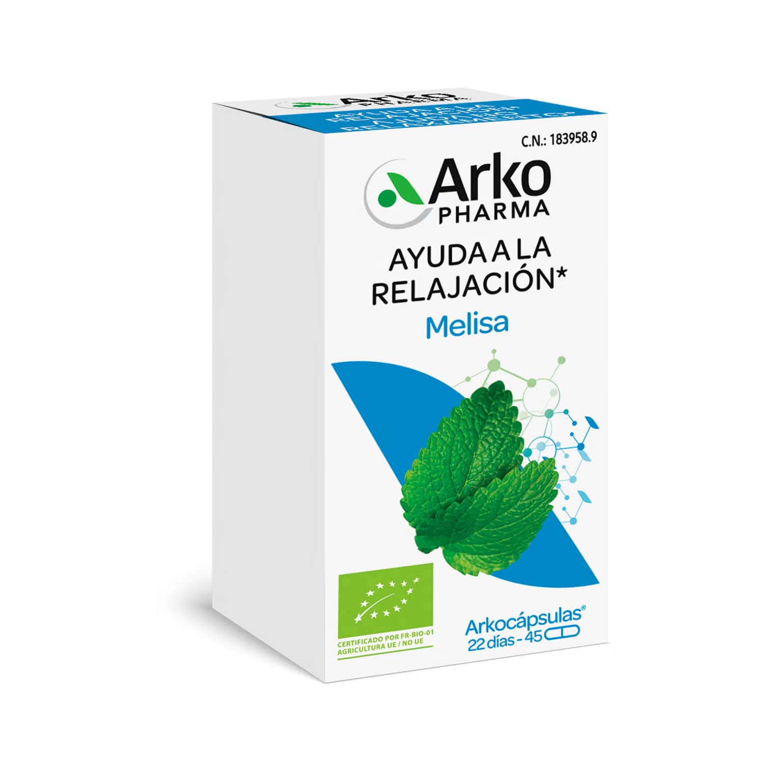 Arkopharma Arkocápsulas Melisa Bio 45 capsulas
