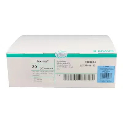 Bolsas de colostomía de resina sintética con microporo y filtro Flexima cerrada estándar transparente recortable (30 unidades)