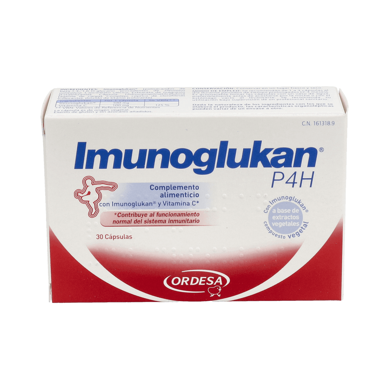 Ordesa Imunoglukan P4H 30 Cápsulas