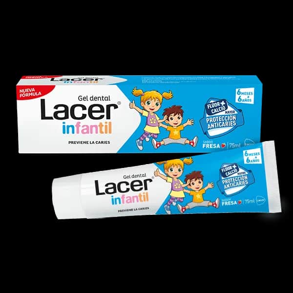 Lacer Infantil Gel Dental Fresa 75ml