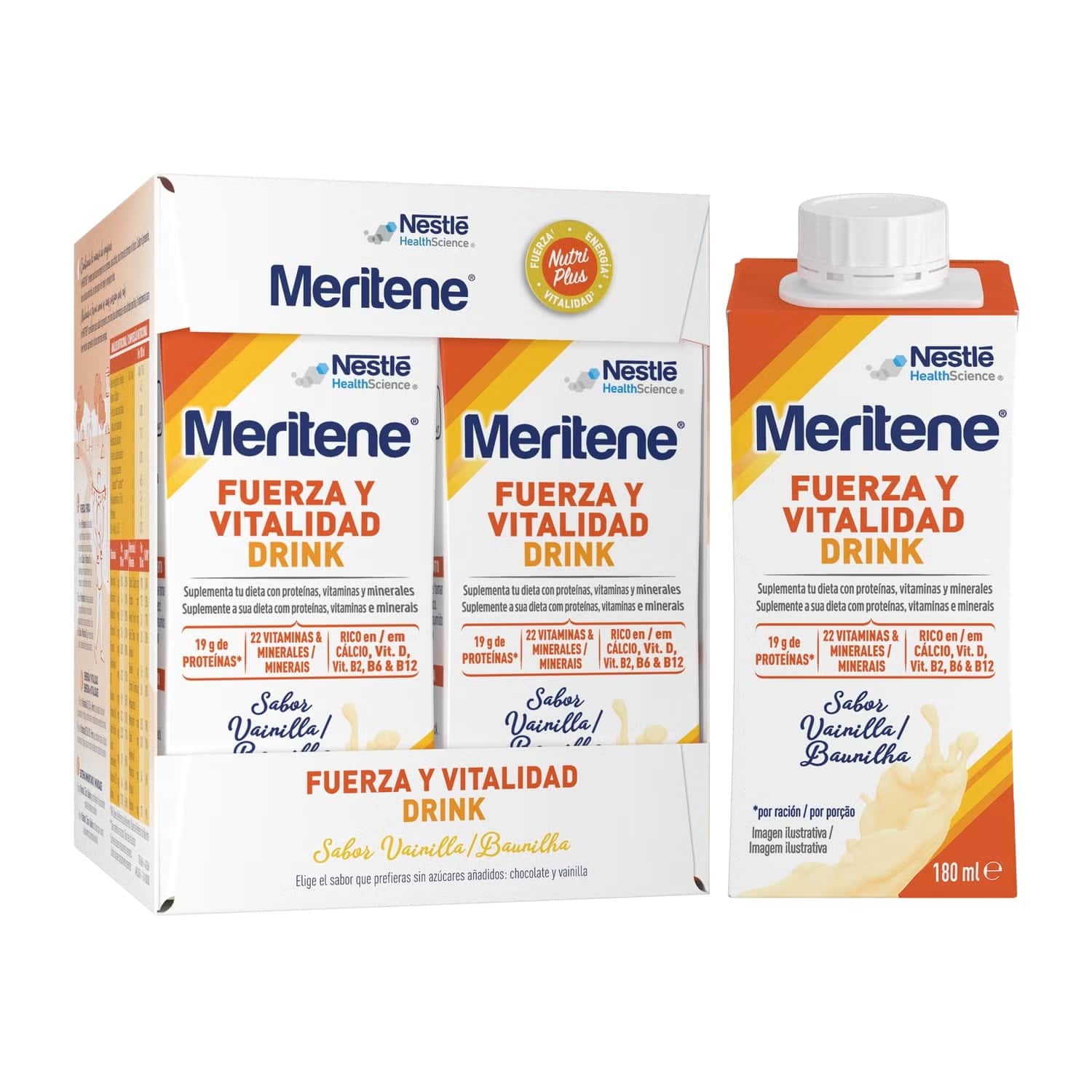 Meritene Fuerza y Vitalidad Vainilla 4x180ml