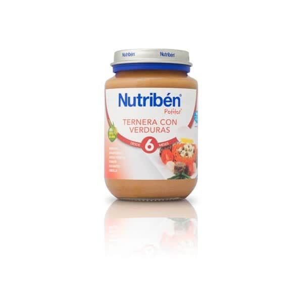 Nutribén Potito Ternera con Verduras 200g