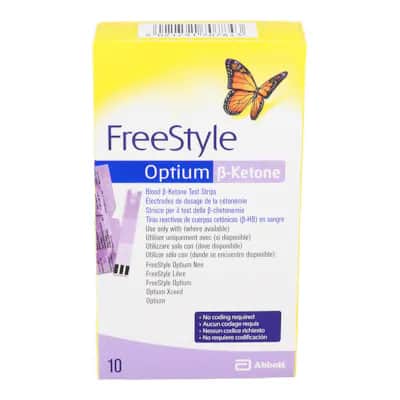 Abbott FreeStyle Optium Beta-Ketone 10 unidades