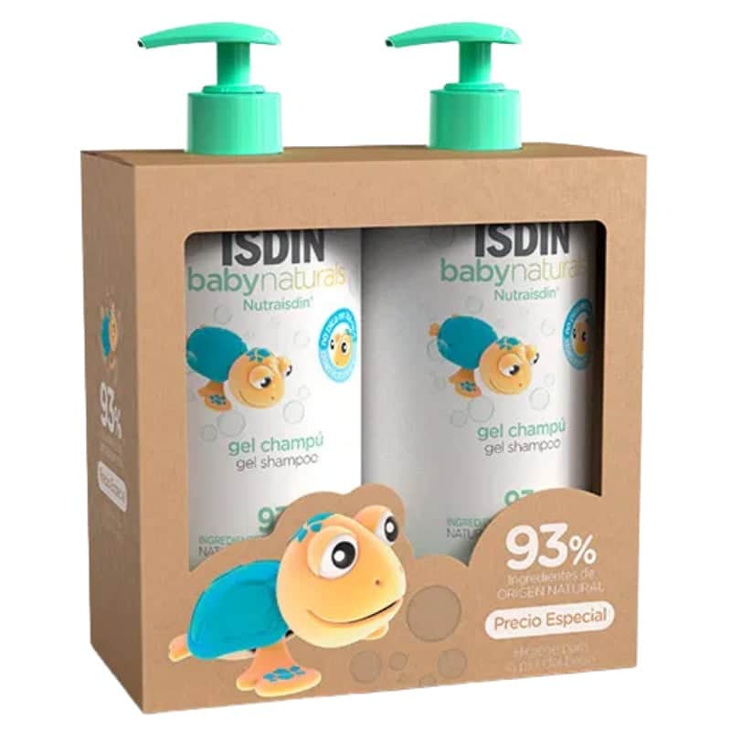 Isdin Babynaturals Nutraisdin Gel Champú 750 ml + 750 ml - DUPLO