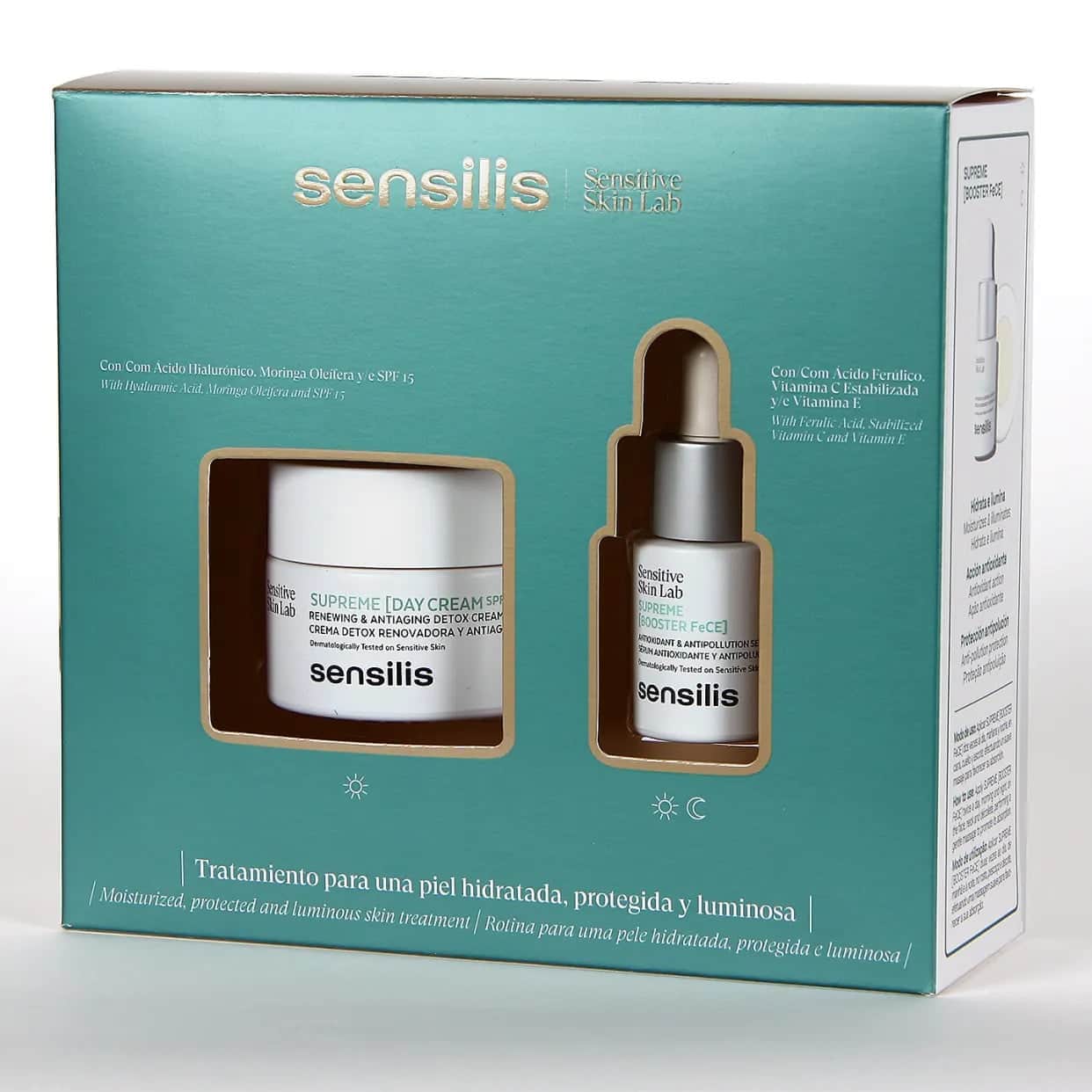 Sensilis Supreme Crema Día SPF15 50ml + Booster Serum 15ml