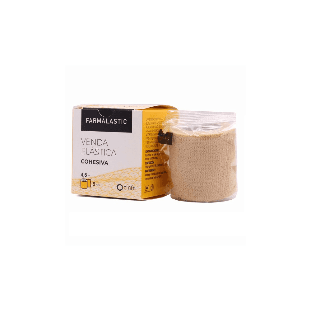 Farmalastic Venda Elástica Cohesiva 4,5m x 5cm
