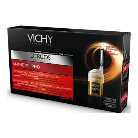 Vichy Dercos Aminexil Pro Hombre 18 monodosis